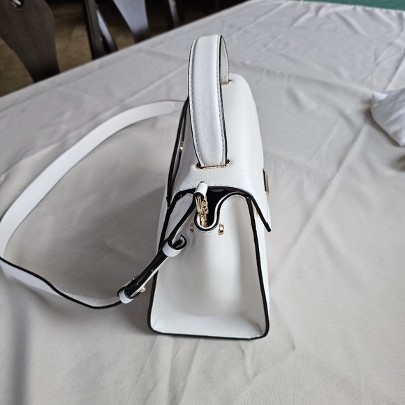 MICHAEL KORS Whitney White Medium Leather Satchel - Picture 3 of 13